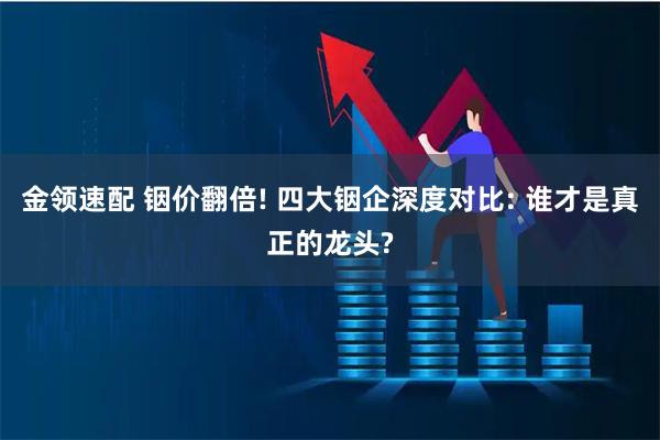 金领速配 铟价翻倍! 四大铟企深度对比: 谁才是真正的龙头?